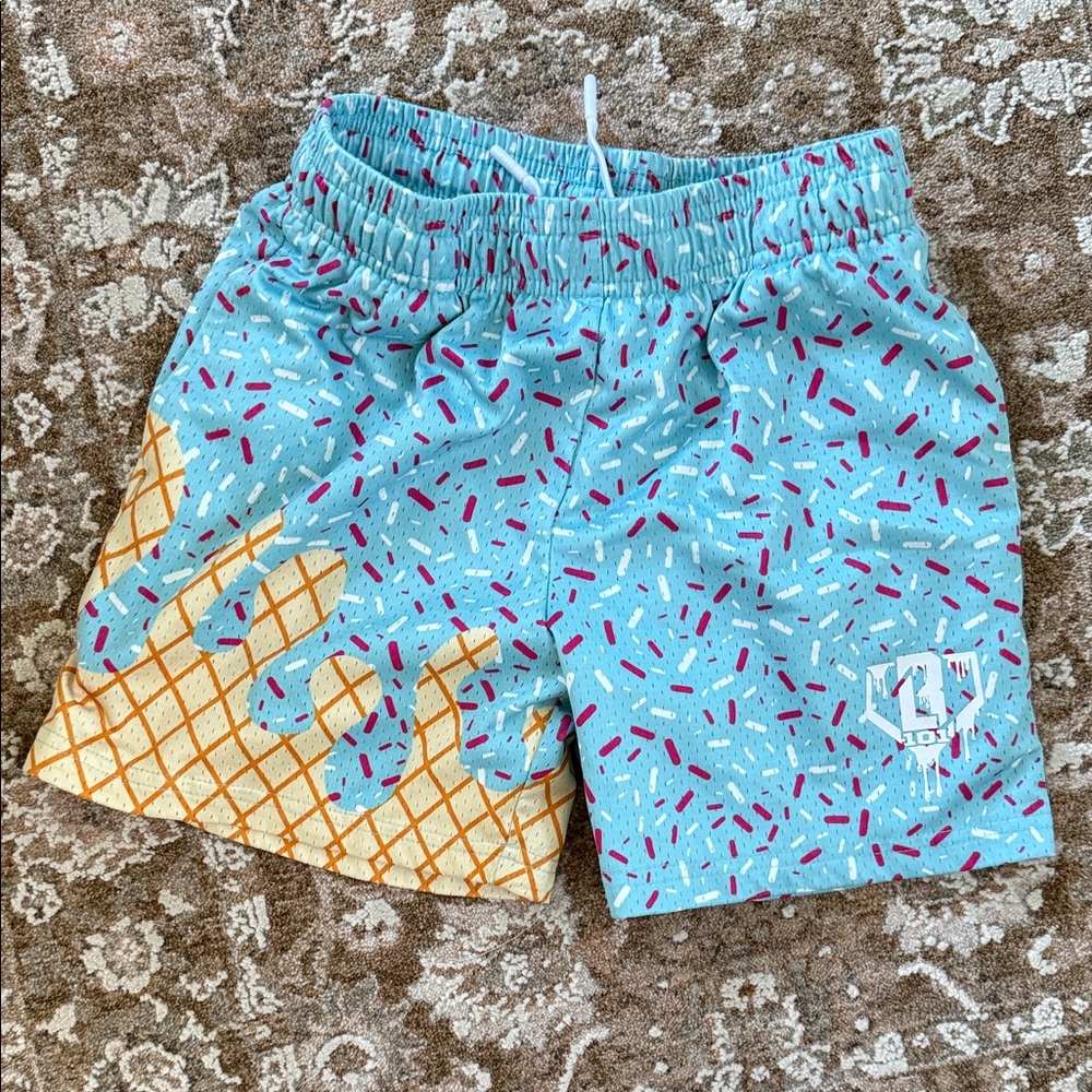 Baseballl lifestyle 101 ice cream with sprinkles shorts